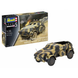 KIT PARA MONTAR REVELL GERMAN COMMAND ARMOURED VEHICLE SD.KFZ.247 AUSF.B 1/35 247 PEÇAS REV 03335